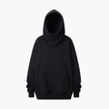 Kobiece Oversized Hoodie z Wysokim Kołnierzem i Kieszenią Z przodu
