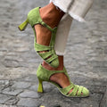 Eira | Vintage Strap Heels