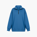 Damski Sweter Dzianinowy z Pół-Zipem