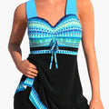 Kobiece Tankini w Stylu Patchwork