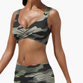 Kobiece bikini z twistem z szortami kąpielowymi